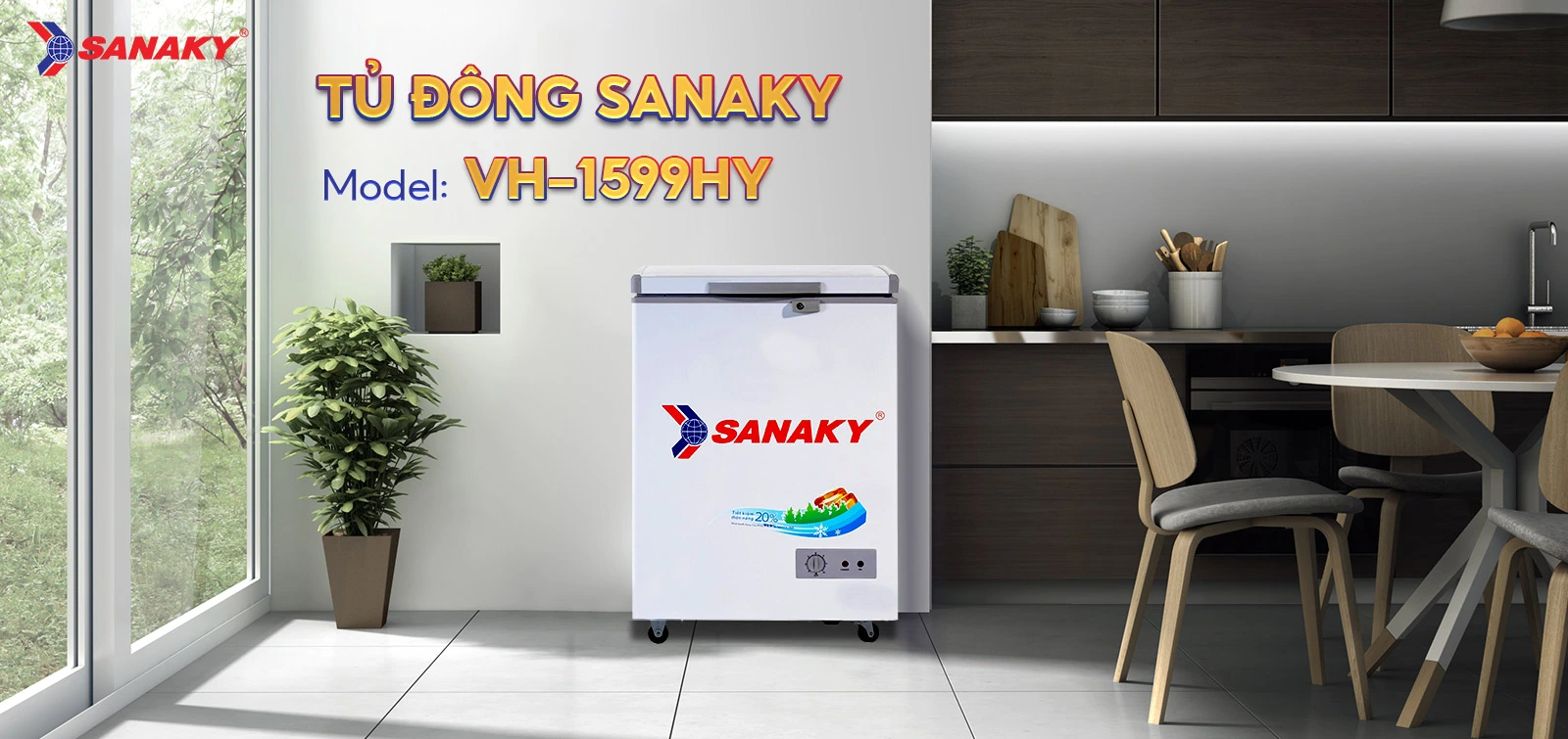 Tủ Đông Sanaky VH-1599HY Tủ đông 100 lít Sanaky VH-1599HY – content