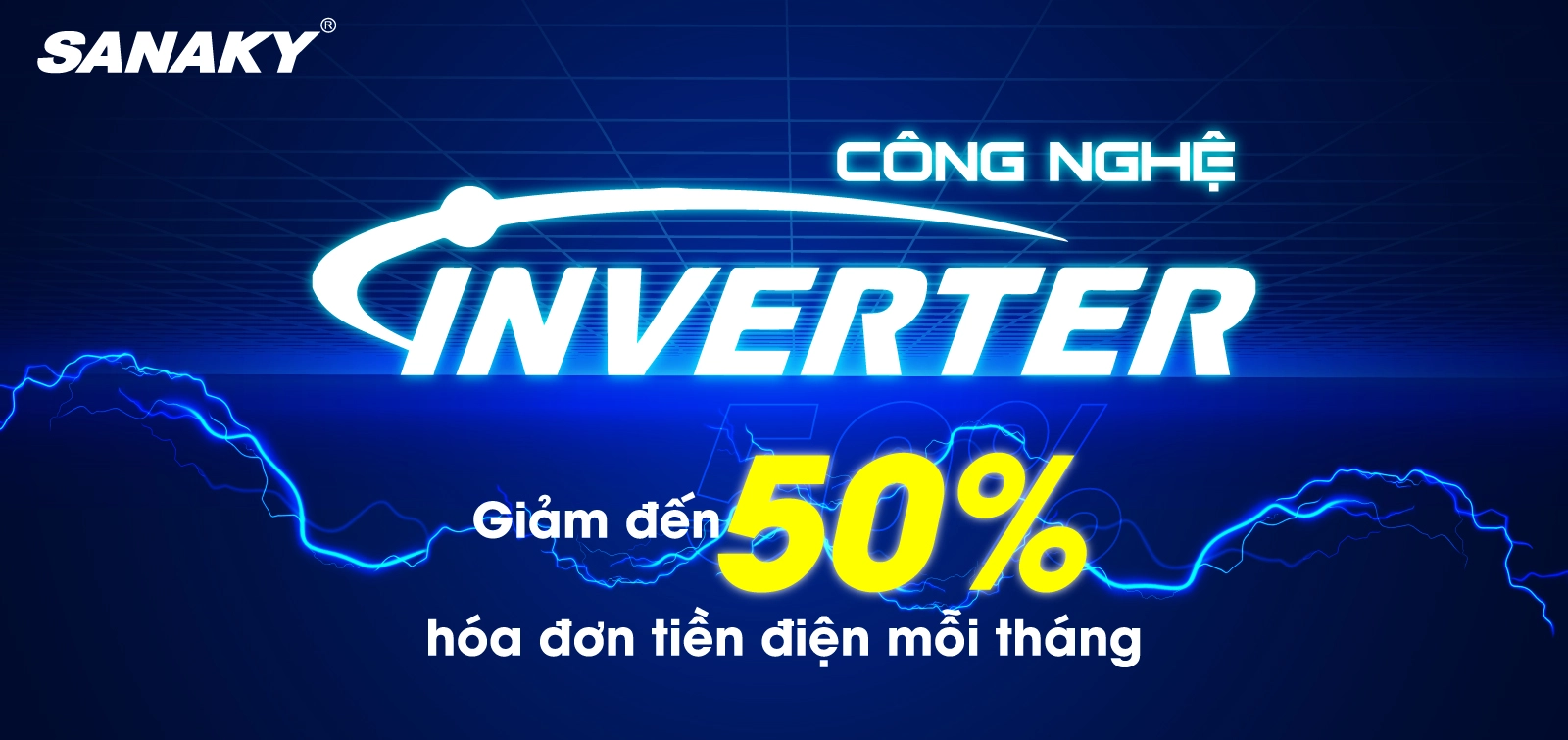 Công nghệ Smart Inverter siêu tiết kiệm điện Công nghệ Inverter trên tủ đông 530 lít Sanaky Inverter VH-6699HY4K