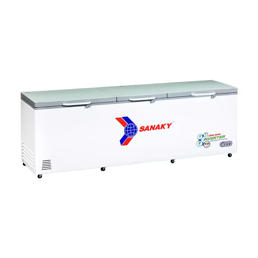 Tủ đông 900 lít Sanaky Inverter VH-1199HY4K thiết kế 4 cánh