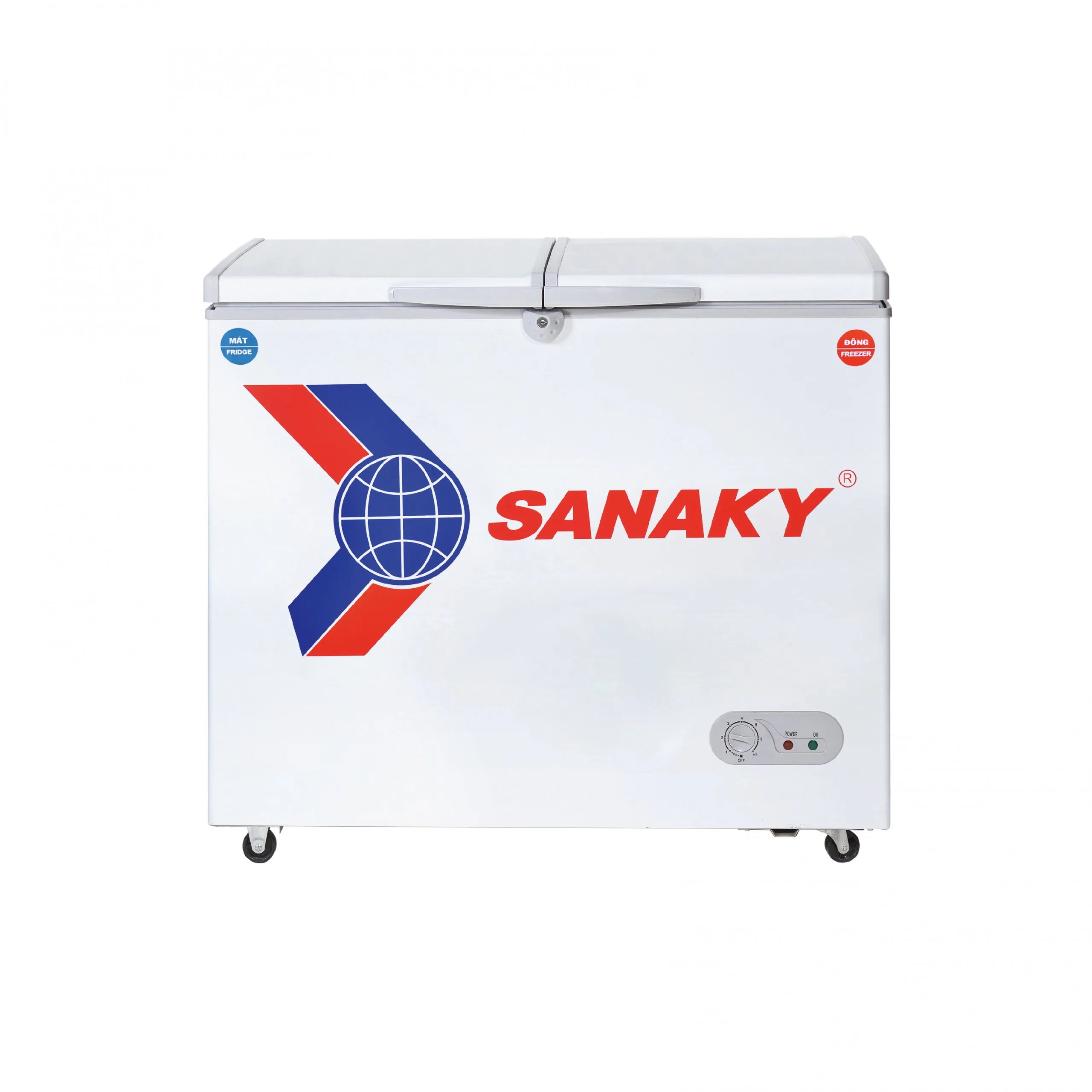 Tủ đông mát 165 lít Sanaky VH-225W2 màu trắng