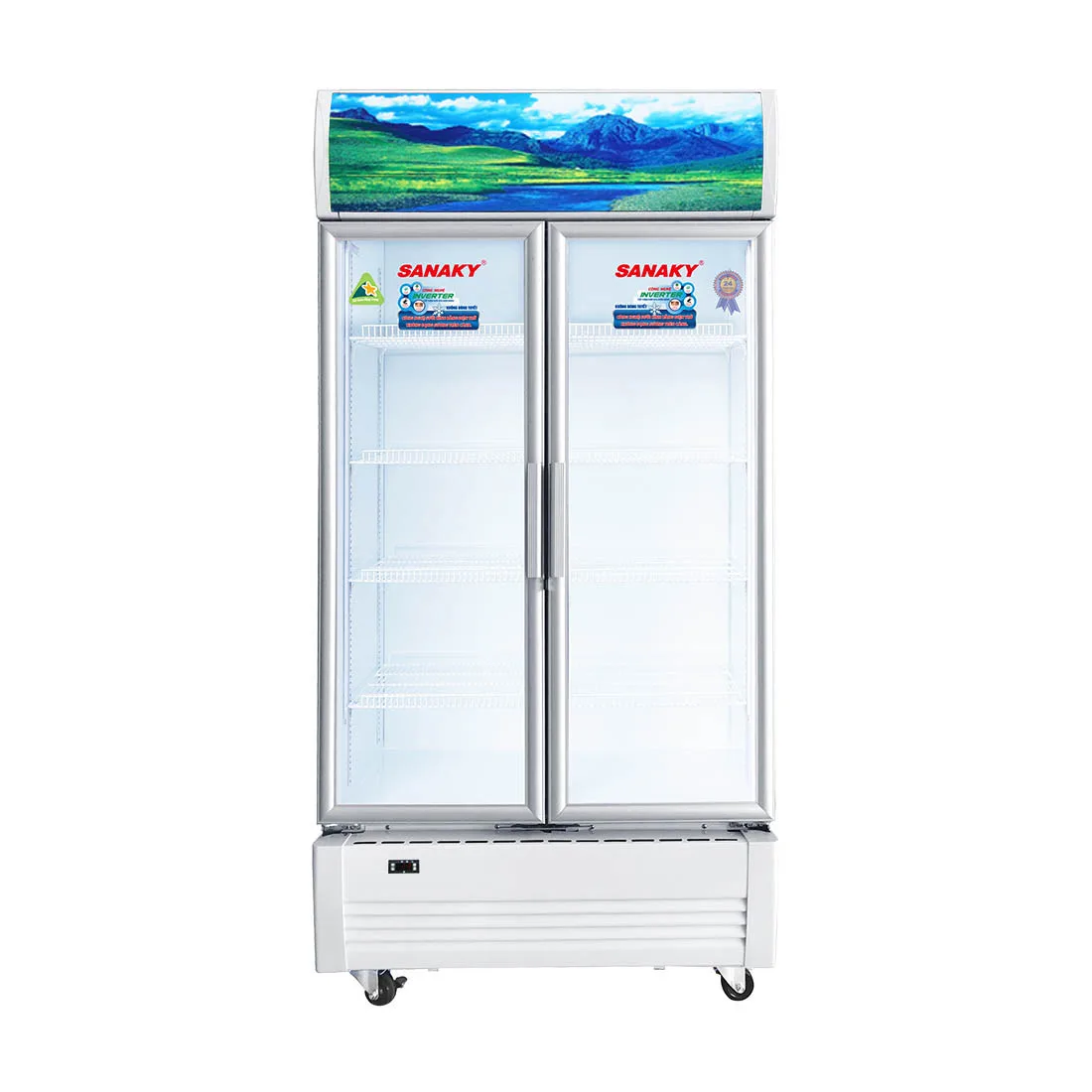 Tủ mát 900 lít Sanaky Inverter VH-1009HP3 cửa kính 2 cánh